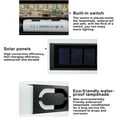 thumbnail image 4 of Doorplate Light Number Guide-board Wall Doorplate Light Number Lamp Digital Yard Home Plaque Garden Lantern Rechargeable Address House Waterproof Three, 4 of 9