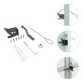 thumbnail image 6 of SEWCHICS Heavy Duty Carbon Steel Gate Latch for Wooden Fences and Doors, Security Lock for Home Outdoor Use, 6 of 8
