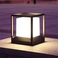 thumbnail image 1 of Luz de jardín exterior de 10 W, bolardo de luz, iluminación de jardín impermeable IP65, enchufe E27, para jardines, caminos, césped (negro) kaili Sencillez, 1 of 4