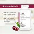 thumbnail image 5 of Bariatric Advantage Calcium Citrate Chewable 500 mg - For Bariatric Surgery Patients - High-Potency, Easy-Digest Tablets - Calcium Citrate - Bone Strength Supplements* - 90 Count - Wild Cherry, 5 of 7
