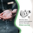 thumbnail image 2 of Grifo universal para fregadero, adaptador de salida de ahorro de agua para baño, grifo, boquilla de alta presión ajustable, filtro de cocina, tipo 4360 grados Noticed HA009020-04, 2 of 6