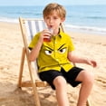 thumbnail image 5 of rd Yellow Graphic Shirts for Children Boy Girl Fall Summer Short Sleeve Brunch Kawaii School Girl Costumes Tops Shirt Blouse Child 2026 Clothes 6 Years, 5 of 8