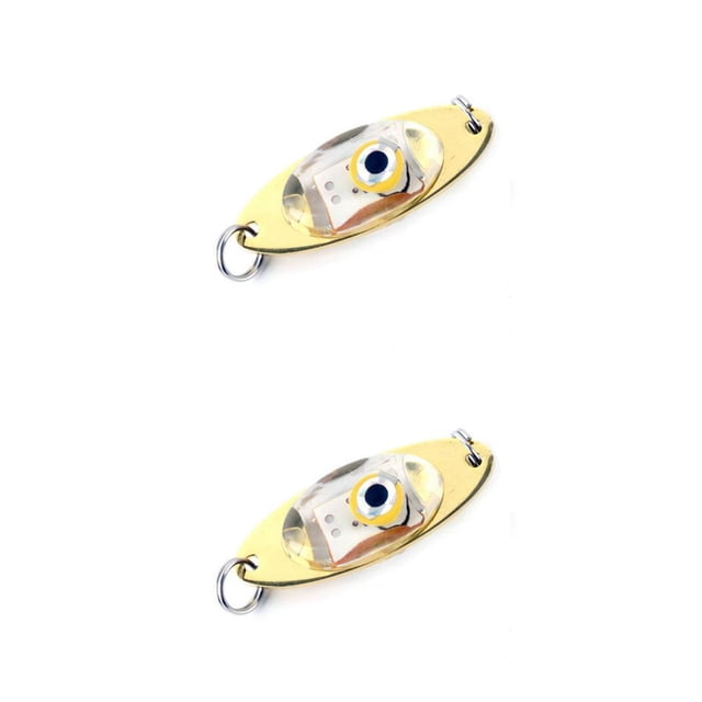 Wosthever Luz de pesca portátil LED peces submarinos Mini señuelo lámpara cebo de pesca luz suministros al aire libre Type2 NO2 Wosthever CBP097152