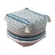 thumbnail image 2 of Funda de puf Funda De Puf Reposapiés Cojín Copetudo Tejido Borlas Dormitorio Texturizado Informal Azul Praga Azul de Praga Magideal Funda de puf, 2 of 7