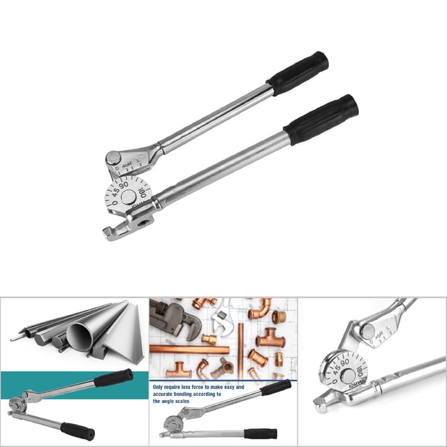 Herramienta Dobladora De Tubos De Mano De 180, Herramienta Dobladora Dobladora De Tubos De Acero De 10 Mm Para Tubos De Acero De Aluminio Y Cobre 3/8