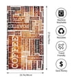 thumbnail image 4 of Kll Hand Drawn Vintage Coffee Ultra Absorbent & Soft Hand Towels For Bath, Hand, Face, Gym And Spa-27.5x16in, 4 of 9