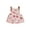 Pink Flower, variant on Bagilaanoe Little Girl Jumpsuit Shorts Sleeveless Floral Print Romper Suspender Overalls 6M 12M 18M 24M 3T 4T 5T 6T Kids Short Pants Summer Clothes