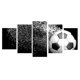 thumbnail image 1 of Injueey 5 paneles de lienzo de fútbol roto, pintura al óleo impresa sin marco, póster al óleo, imagen para decoración de pared de oficina en casa Artesanía No.01 Injueey JJ13394-01, 1 of 6