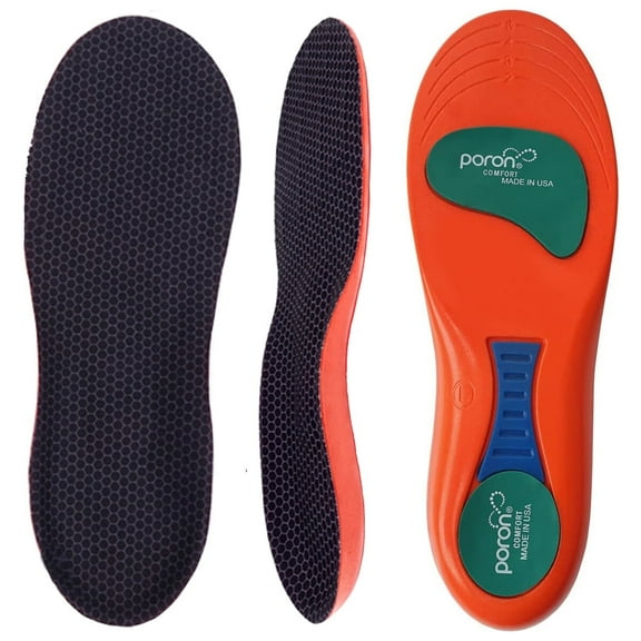 MJSHUN Plantar Fasciitis Insoles for Women Men and Kids - Provide Shock Absorption and Cushioning - Comfortable Insoles for Flat Feet, Feet Pain, High Arch, Heel Pain and Metatarsalgia (Medium)
