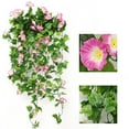 35 4inch Flower Spun Silk Cloth Flower Morning Glories Fade Outdoor 35-4inch-flower-spun-silk-cloth-flower-morning-glories-fade-outdoor