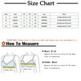 thumbnail image 3 of Penkiiy Women Bras Women's Bra Underwear Removable Shoulder Strap Daily Comfort Bra Underwear Beige Bras, 3 of 4