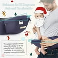 thumbnail image 6 of Scafild | Baby - Carrier with Waist Stool Hip Seat for Breastfeeding Newborn Infant Toddler - Navy, 6 of 7
