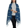 thumbnail image 2 of Xecao Lighthouses and Anchors Pattern Womens Winter Scarf Fall Scarf Oversized Large Scarf for Women Warm Shawl Wrap, 2 of 8