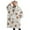 White Highland Cow, variant on Oversized Wearable Blanket Hoodie,White Highland Cow Flower Pattern Sherpa Blanket Hoodie with Super Pockets,Super Warm Fuzzy Pullover for Women & Men