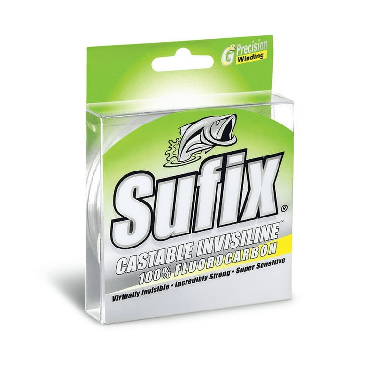 Sufix InvisiLine Casting Fluorocarbon 10 lb Clear 100YDS Fishing Line