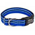 thumbnail image 4 of If It Barks Personalized 1" Striped Dog Collar - Engraved Name - Custom Size, Blueberry, 4 of 4