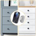 thumbnail image 4 of 4 Pieces Set Drawer Pulls Handle Square Wardrobe Cabinet Knobs with Stainless Steel Screws Furniture Kitchen Decor, 4 of 5