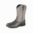 thumbnail image 1 of Men's Classic Western Cowboy Boots with Intricate Embroidery - Square Toe Roper Boots for Riding, Work & Casual Wear - Durable Leather-Look Boots with Cushioned Insole, 1 of 6