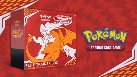 Pokemon Sun Moon 10 Unbroken Bonds Elite Trainer Box