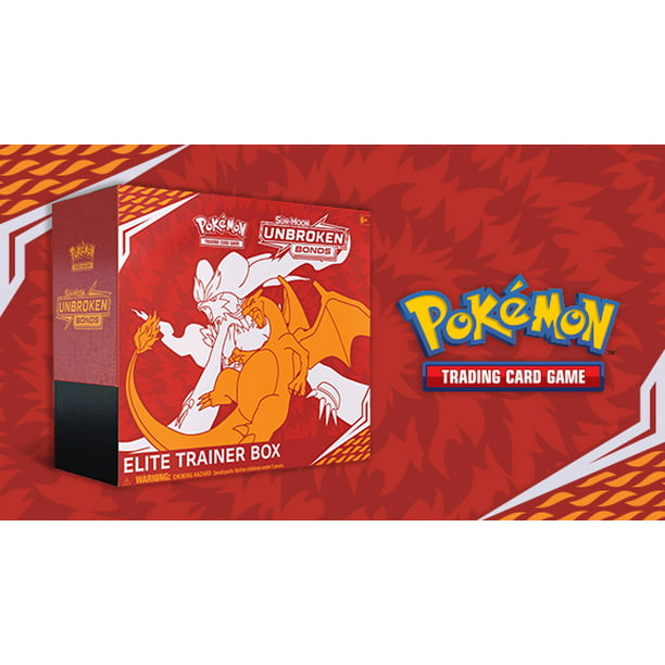Pokémon Sun Moon - Unbroken Bonds Elite Trainer Box Trading Card Game - Walmart.com