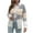 Khaki, variant on IROINNID Women's Comfy Short Jacket V-Neck Stripes Cardigan Long Sleeve Outwear, Light Blue