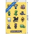 thumbnail image 3 of Minecraft - Characters Wall Poster with Push Pins, 14.725" x 22.375", 3 of 3