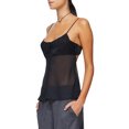 thumbnail image 2 of Coduop Women Basic Spaghetti Strap Tank Top Backless V-Neck Backless Camisole Vest Crop Tops, 2 of 8