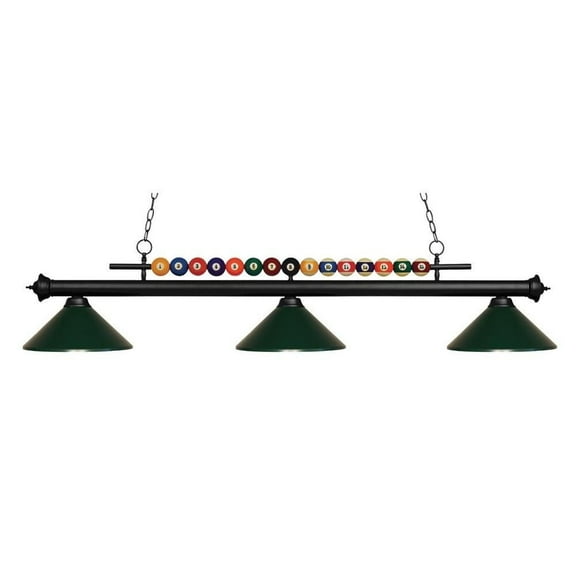 -3 Light Island/Billiard in Billiard Style-16 inches Wide By 15 inches High Bailey Street Home 372-Bel-1867586
