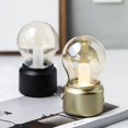 thumbnail image 1 of ShenMo 2pcs night light creative bulb retro mini USB warm charging LED bedside lamp table lamp, 1 of 5