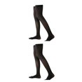 thumbnail image 2 of Qarigey 4x 32cm Calcetines hasta la rodilla para mujer JK Estilo pijo antideslizante Calcetín largo Botas Manguera Medias hasta el muslo para diario Type2 NO2 Qarigey CBP188531, 2 of 5