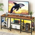thumbnail image 1 of Mueble de TV GEOMER de 120 x 30 x 55 cm para televisores de 55 pulgadas, 1 of 8