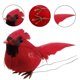 thumbnail image 5 of Pájaro Rojo de Navidad Pájaro de Navidad Decoración Navideña Observación de Aves Navideñas Adorno de Decoración de árbol de Navidad 9x4cm ANGGREK Otros, 5 of 8