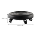 thumbnail image 2 of BRIGHTFUFU Asiento Taburete Pequeño Negro De PU Con Rotación 360 Para Uso En Exteriores, 2 of 8