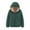 Green, variant on Womens Quilted Jacket with Hood Warm Plush Fleece Lined Coat Diamond Puffer Jackets Loose Zip Up Outerwear Solid Color Hooded Coats