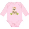 thumbnail image 3 of Inktastic Sloth Mom with Baby Sloth and Flowers Boys or Girls Long Sleeve Baby Bodysuit, 3 of 5