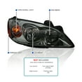 thumbnail image 3 of Spec-D Tuning Smoke Headlights Compatible with 2005-2010 Pontiac G6 L+R Pair Head Light Lamp Assembly, 3 of 6