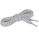 thumbnail image 2 of 3 Pares De Cordones Para Zapatillas Doble Capa Punto Hueca Plana Blanco Negro 140 cm/55, 2 of 4