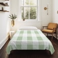 thumbnail image 4 of Sage Green Plaid Tapestry for Bedroom Wall Hanging Tapestry, Spring Farmhouse Buffalo Checkered Ceiling Backdrop Tapestries Poster Blanket Wall Decor for Teens Room Living Room Dorm 59" x 79", 4 of 8