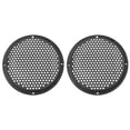 thumbnail image 1 of 2uds 5'' Coche Plástico Audio Altavoz Cubierta Malla Parrilla Cuerno Guardia Negro, 1 of 1