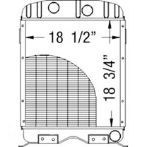 RAParts E1ADKN8005E Radiator Fits Ford New Holland Tractor Major & Power Major