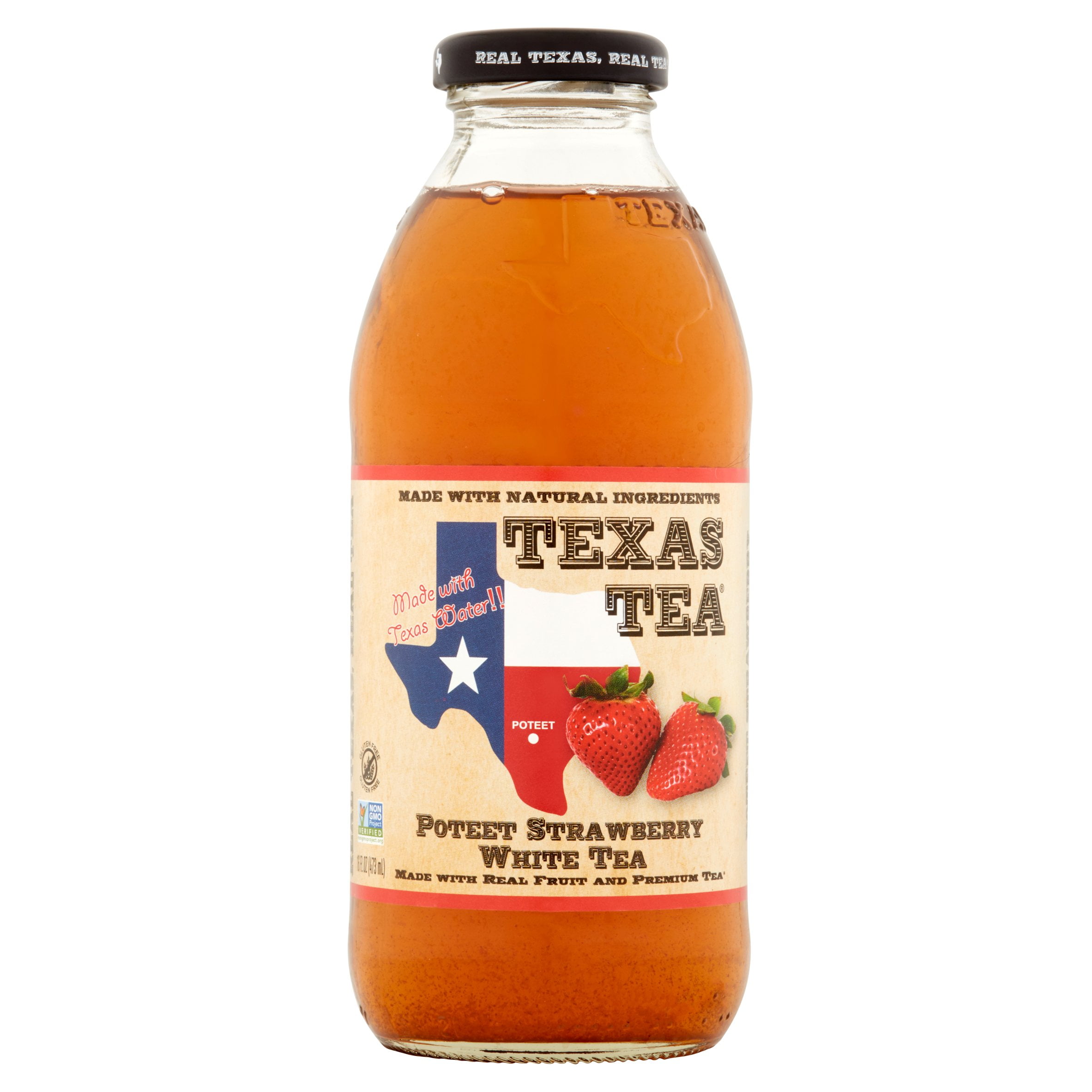 Texas Tea Tea Wht Strwbrry,16 Fo (Pack Of 12)