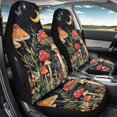 thumbnail image 3 of Psesaysky Mushroom Moon Car Seat Covers, 2 Pack Polyester Universal Front Covers, Washable Easy Install for Interior Car Truck Accessories, 3 of 12