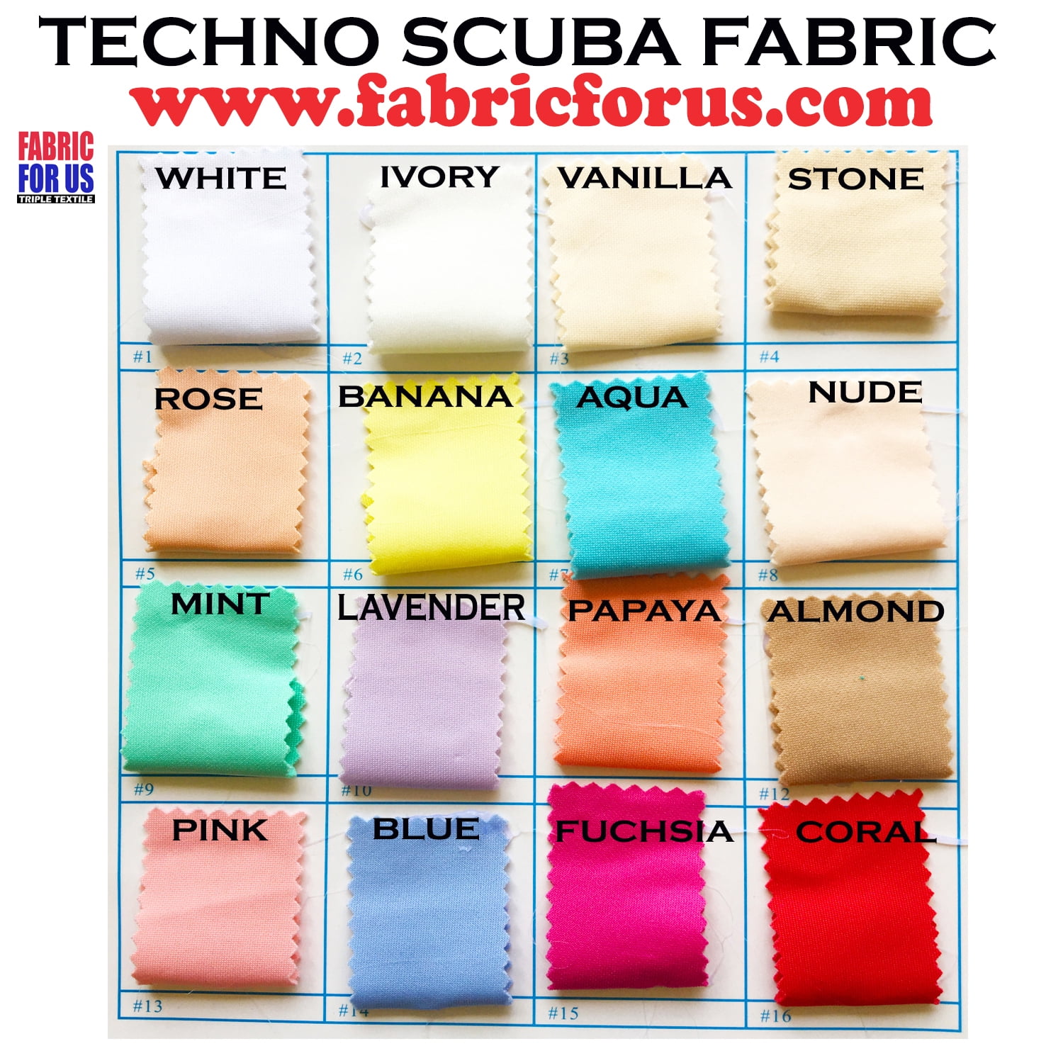 Techno Scuba Poly-Spandex BLACK Fabric by Fabric For Us (Sold by 3 Yards) Apparel, Arts, Craft & Industry FREE SHIPPING