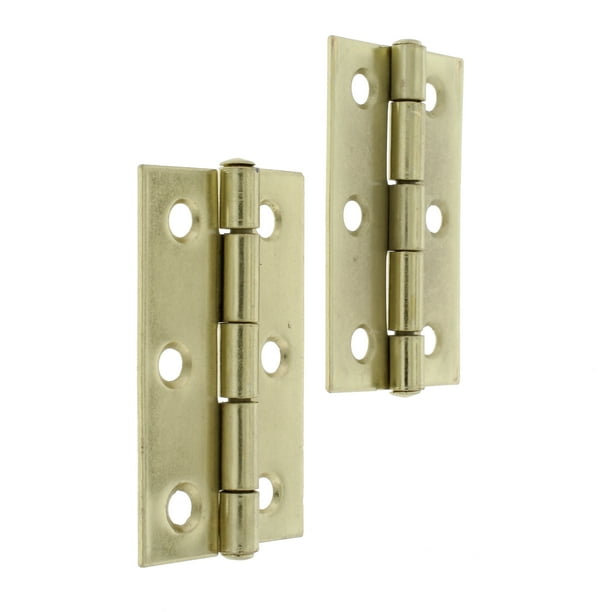 Bulldog Hardware 21/2 in. Utlity Hinge, Brass Plated, 2 Pack Walmart