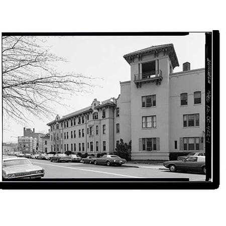 Historic Print, Cordova Apartments, 1908 Florida Avenue Northwest, Washington, District of Columbia, DC, 18" x 24"
