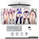 thumbnail image 2 of Alfombrilla de ratón sexy para chicas desnudas, alfombrilla de ratón de anime para chicas, alfombrilla de teclado Hentai que no se dobla con patrón de pecho, alfombrilla de ordenador amarilla, alfombr, 2 of 5