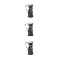 thumbnail image 2 of Transemion Stylish And Versatile Flower Vase Functional And Decorative Rustic Metal Milk Jug Metal Milk Jug Vase Iron Rustic Vase type 6 3Set, 2 of 6