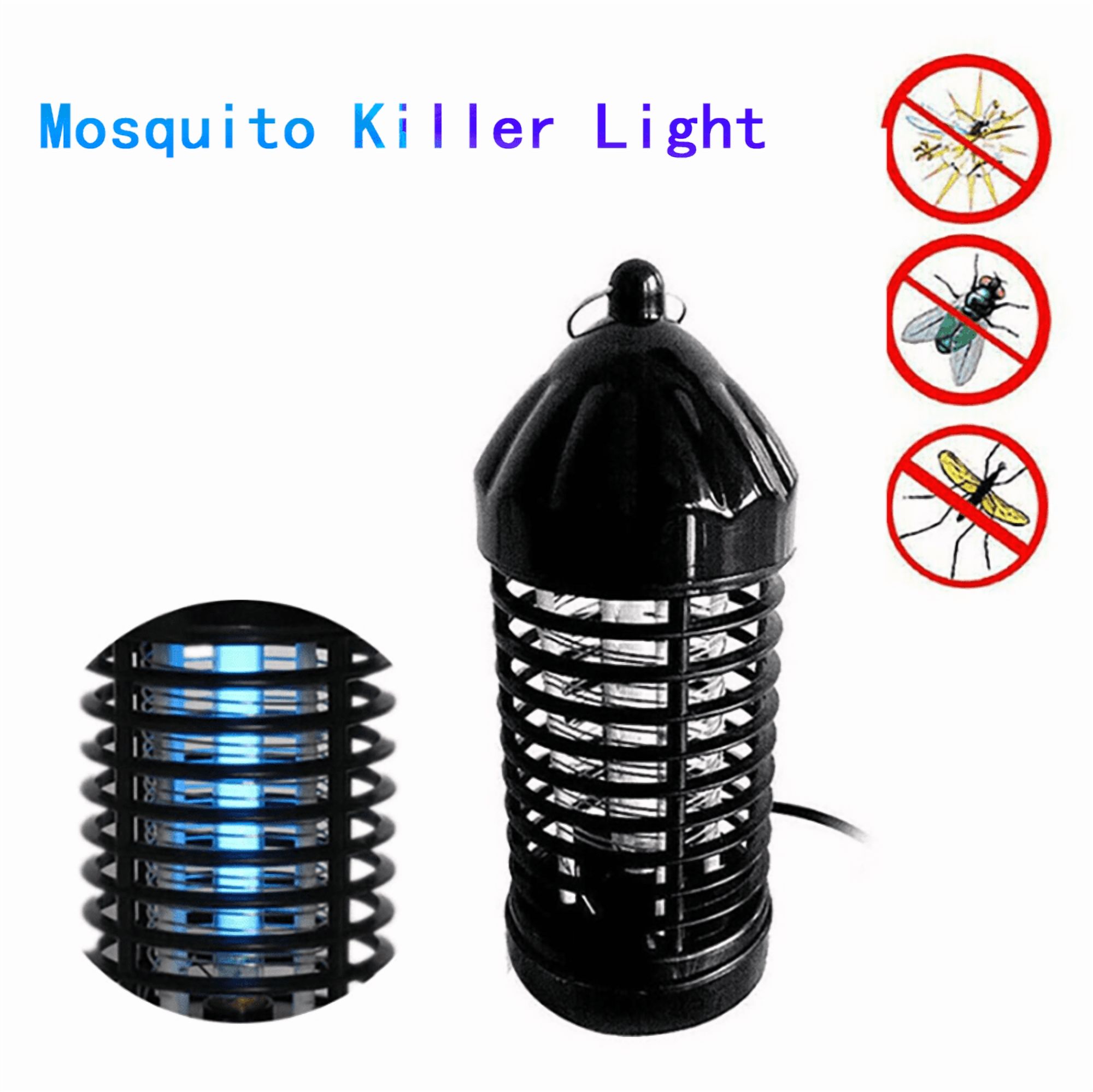 2 Pack LED Mosquito Killer - Electric Insect Zapper Lamp for Indoor Outdoor Use, Fly Trap with UV Light.