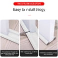 thumbnail image 6 of Dianli Under Door Draft Guard Stopper Door Bottom Sealing Strip Windproof Dustproof Waterproof Weather Seal Insulating Soundproof Tape for Home Office, 6 of 6