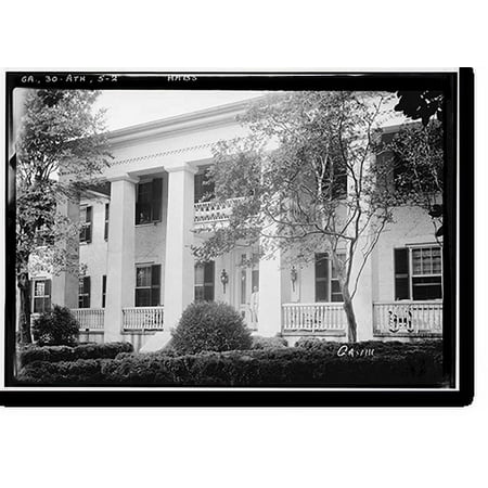 Historic Print, Ross Crane House, Pulaski & Washington Streets, Athens, Clarke County, GA - 2, 18" x 24"